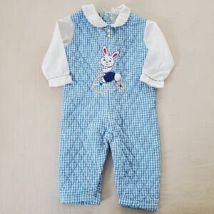 Vintage Bunny Bicycle Bodysuit 6-9 months